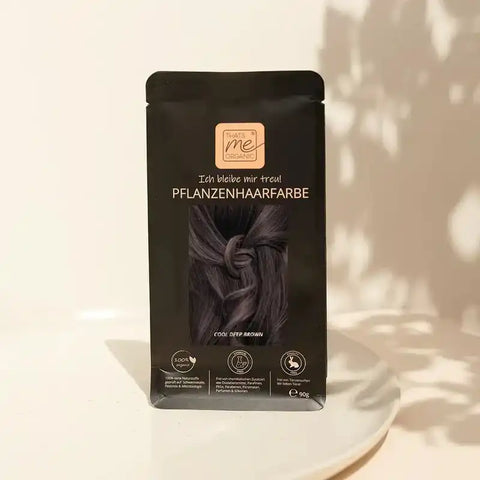 Profi-Pflanzenhaarfarbe SET kühles dunkles Braun "cool deep brown"