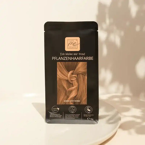 Tinta vegetale professionale SET biondo chiaro caldo "warm light brown"