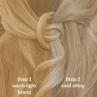 Tinta vegetale professionale biondo chiaro freddo "cool light blond in 2-Steps" 2x 90g ricariche