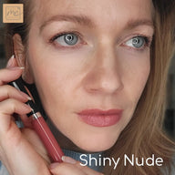 Organic Lip Gloss Shiny Pink + Shiny Nude - Caring, Covering + Cruelty-Free | Natural Cosmetics