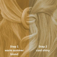 Coloration capillaire végétale professionnelle blond d'été froid "cool summer blond in 2-Steps" 2x 90g recharges