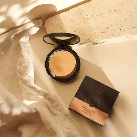 Poudre bio – maquillage matifiant, végétalien + sans produits chimiques pour tout type de peau