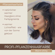Professional Plant Hair Colour SET Colourless Warm-Shimmering Volume Shine Hair Pack