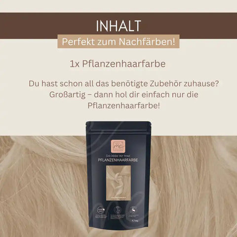 Professional Plant Hair Colour SET Cool Colourless Volume Shine Hair Pack