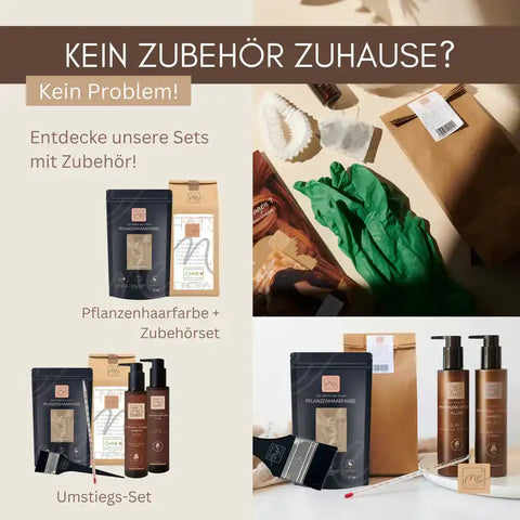 Professional Plant Hair Colour SET Cool Colourless Volume Shine Hair Pack