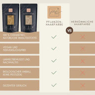 Tinta vegetale professionale biondo chiaro freddo "cool light blond in 2-Steps" 2x 90g ricariche