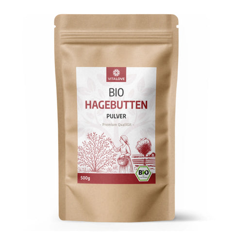 Bio Hagebuttenpulver 500 g von VITALOVE