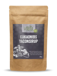Croustilles de cacao bio au sirop de yacon