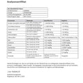 Analysenzertifikat Bio Mandeldrink Pulver, Schadstoffanalyse, Laborergebnisse, lebensmittel