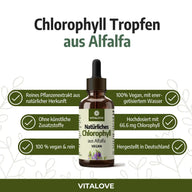 Gocce di clorofilla (naturali da erba medica) – 50 ml