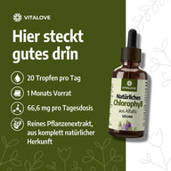 Gocce di clorofilla (naturali da erba medica) – 50 ml
