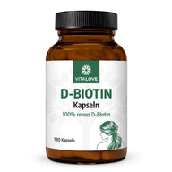 Gélules de Biotine (Vitamine B7) – 180 gélules