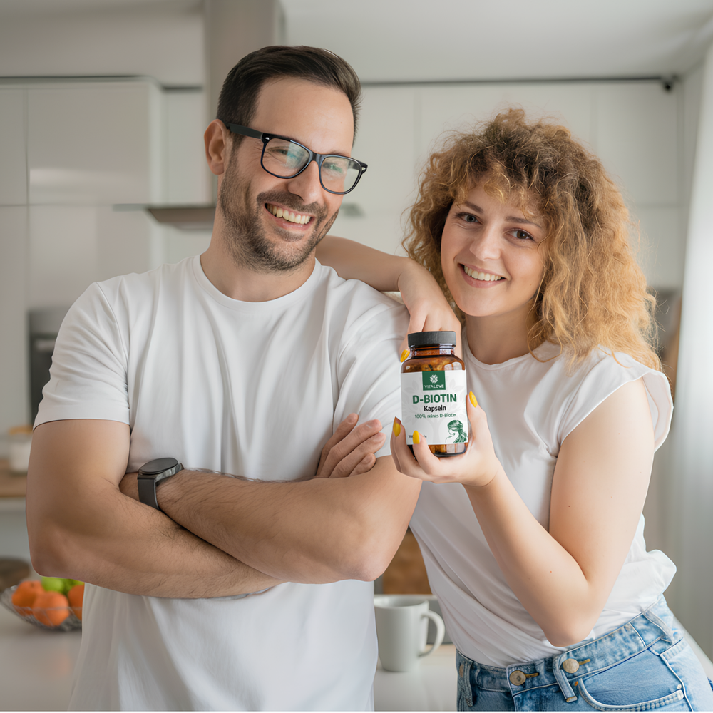 Gélules de Biotine (Vitamine B7) – 180 gélules