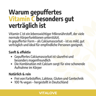 Informationen zur Verträglichkeit von gepuffertem Vitamin C
