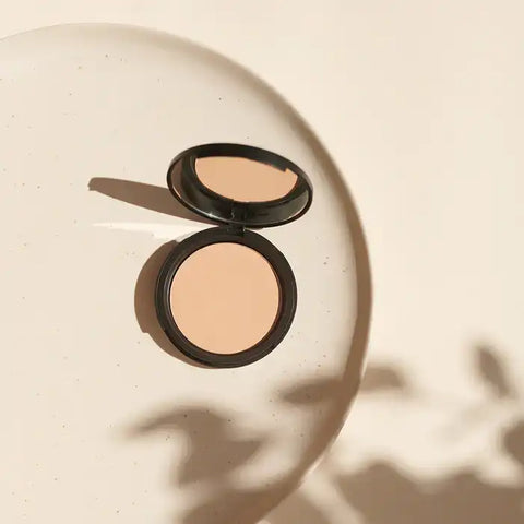 Poudre bio – maquillage matifiant, végétalien + sans produits chimiques pour tout type de peau