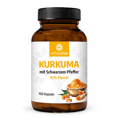 Turmeric Forte Capsules (with Black Pepper) - 100 Capsules