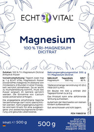 Tri-Magnesium - 500 g Powder Bag