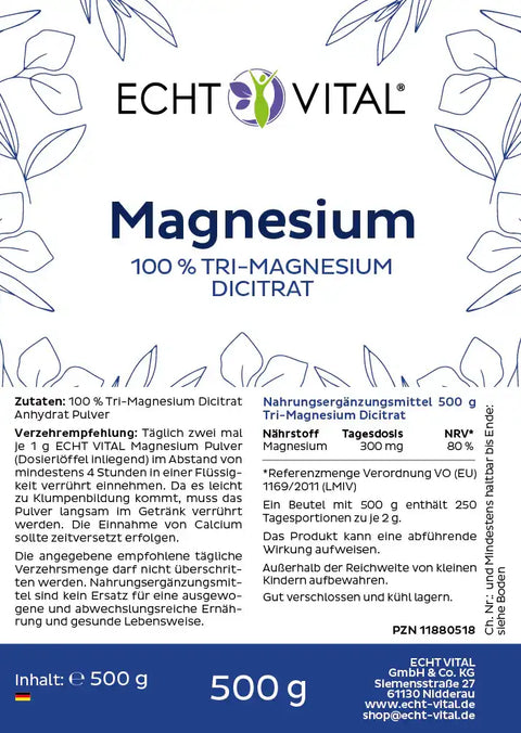 Tri-Magnesium - 500 g Powder Bag