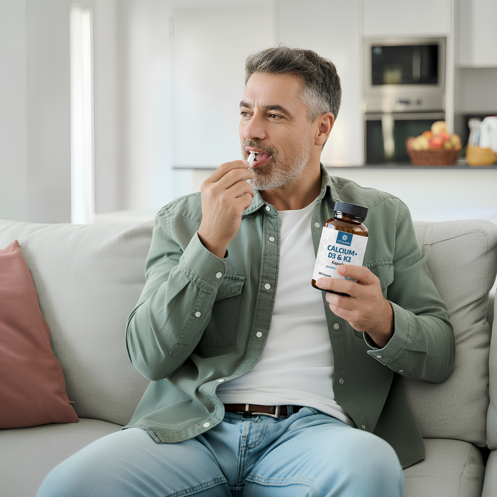 Calcium + D3 & K2 Capsules - 120 Capsules