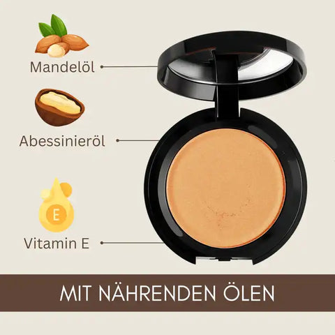 Poudre bio – maquillage matifiant, végétalien + sans produits chimiques pour tout type de peau