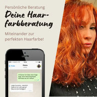 Profi-Pflanzenhaarfarbe SET "warmes Flammen-Rot - warm flame red"