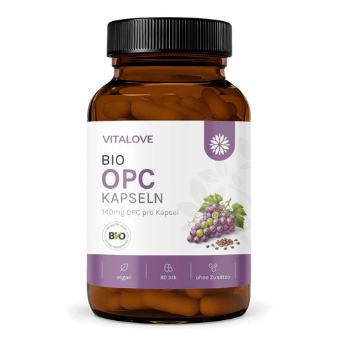 Bio OPC Kapseln Bio Traubenkernextrakt von VITALOVE