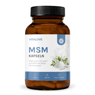 MSM Kapseln mit 1000 mg reinem MSM – 180 Kapseln