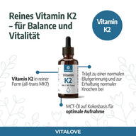 Vitamina K2 in gocce (MK7 all-trans) – 50 ml