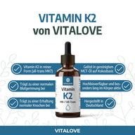 Vitamina K2 in gocce (MK7 all-trans) – 50 ml