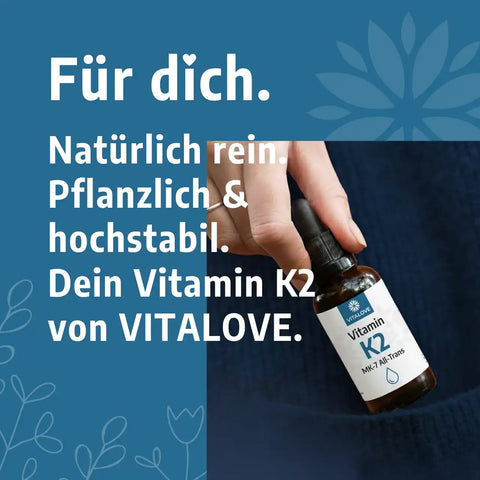Vitamina K2 in gocce (MK7 all-trans) – 50 ml