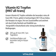 Vitamina K2 in gocce (MK7 all-trans) – 50 ml