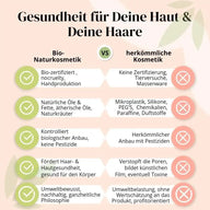 BIO-Body & Tattoo-Mousse sensitive Aloe mit Hyaluron 200ml Naturkosmetik - VITALOVE - Naturprodukte