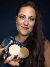 Poudre bio – maquillage matifiant, végétalien + sans produits chimiques pour tout type de peau