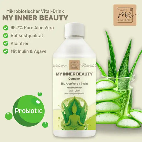 Succo di Aloe Vera Bio "My Inner Beauty" – bevanda vitale prebiotica | 500 ml