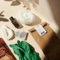 Naturkosmetik Haarfärbe-Set mit Handschuhen, Flasche, Watte, Beutel, Haarband und Teebeutel